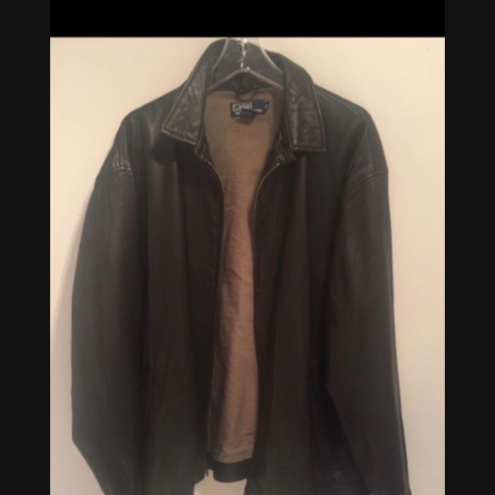 Ralph Lauren Black Leather Jacket